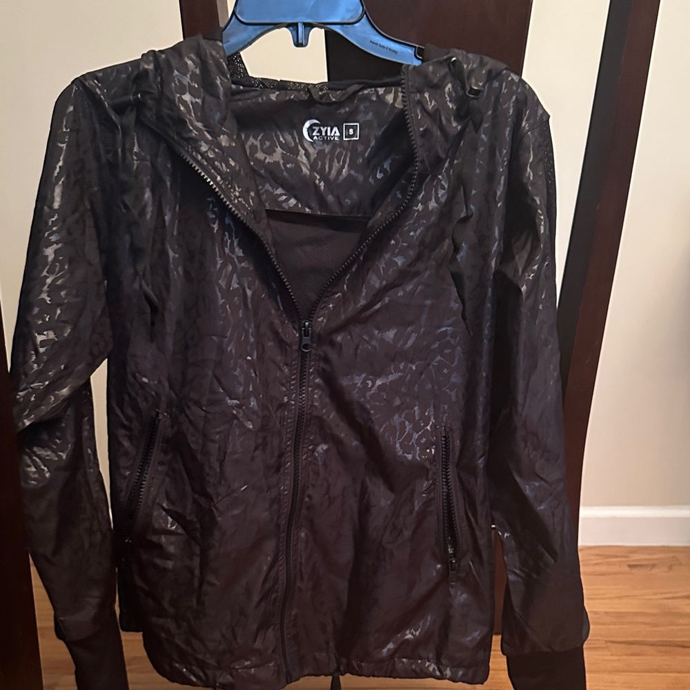 ZYIA Shimmering Black Utility Jacket